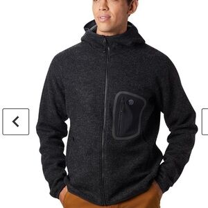 Mountain Hardware Hatcher full zip hooded jacket. Size small.